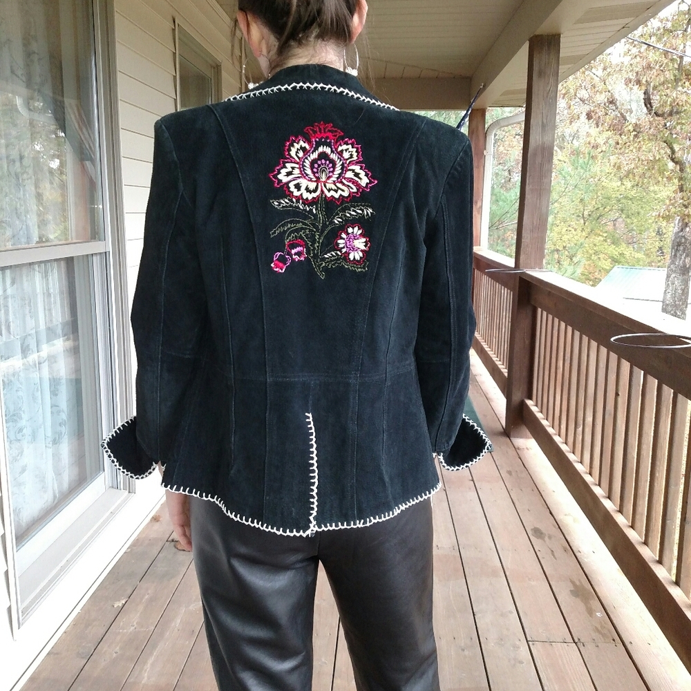 Vintage Leather Blazer